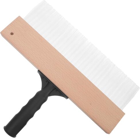 SOLUSTRE Texture Paint Brush with Angled Linen Effect Bristles, 32cm Wide Art Paint Tool for Wall Decoration, Drywall Texture and Craft Painting Supplies in Kuwait