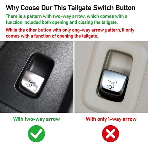 TTCR-II Tailgate Release Switch Button for Mercedes C Class W205 2015-2021 and GLC Class 2016-2022, 1 PC Rear Trunk Lid Control Button for Mercedes E Class 2017-2023/S Class 2014-2020/CLS 2019-2023 in Saudi Arabia
