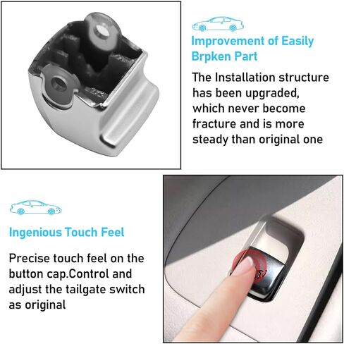 TTCR-II Tailgate Release Switch Button for Mercedes C Class W205 2015-2021 and GLC Class 2016-2022, 1 PC Rear Trunk Lid Control Button for Mercedes E Class 2017-2023/S Class 2014-2020/CLS 2019-2023 in Kuwait