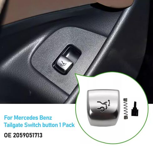 TTCR-II Tailgate Release Switch Button for Mercedes C Class W205 2015-2021 and GLC Class 2016-2022, 1 PC Rear Trunk Lid Control Button for Mercedes E Class 2017-2023/S Class 2014-2020/CLS 2019-2023 in Kuwait
