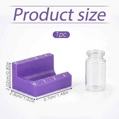 YUXIANLB Peptide Vial Label Applicator for 3ml Bottle, Time-Saving Handheld Alignment Labeling Sticker Applicator Tool for Home Lab Clinic Organizing Small Jars Essential Oils Container Bottles in Kuwait