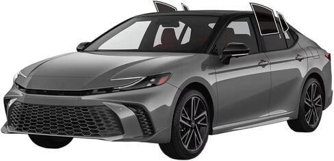 طبقة تظليل نافذة مسبقة القطع لسيارة Toyota Camry Sedan SE HEV 2025-2026 من جميع الجوانب + الزجاج الأمامي الخلفي 35% VLT 2Ply مضاد للكسر، كتلة من الأشعة فوق البنفسجية، حماية الخصوصية، لا حاجة للتشذيب، تقليل الحرارة والوهج in Kuwait