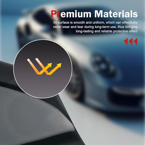 Car Windshield Tint Strip, 7.87" x 59" Window Sun Visor Strip Tint Film, Anti-Glare Car Windshield Banner Sticker, Gradient Black Sunproof One Way Privacy Film (Black #D) in Kuwait