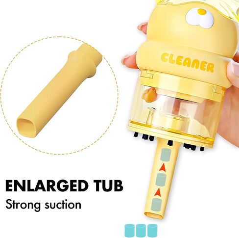 Yellow Fuse Bead Sweeper High Efficient Suction Tool for Picking and Cleanup, Suitable for Melty Beads, Clay Bead, Diamond Crafting in Kuwait