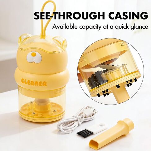 Yellow Fuse Bead Sweeper High Efficient Suction Tool for Picking and Cleanup, Suitable for Melty Beads, Clay Bead, Diamond Crafting in Kuwait