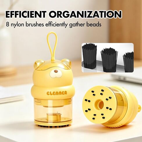 Yellow Fuse Bead Sweeper High Efficient Suction Tool for Picking and Cleanup, Suitable for Melty Beads, Clay Bead, Diamond Crafting in Kuwait