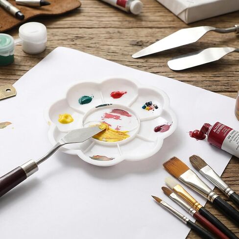 11 Pcs Palette Knife Painting Spatula Color Mixing Set for Oil Acrylic Art Painting Canvas Smearing Cake Decorating Supplies, Stainless Steel in Kuwait