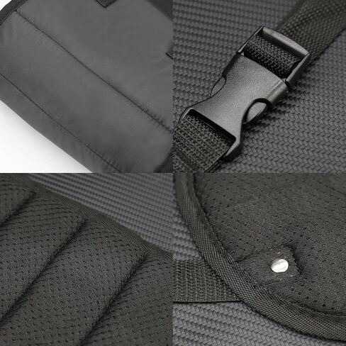 Foot Hammock for Plane Travel, Portable Airplane Foot Rest, Adjustable Leg Hammock Flight Trips, Perfect Airplane Footrest to Relax Feet, Ideal for Long Flights, Home & Office (Black) in Kuwait