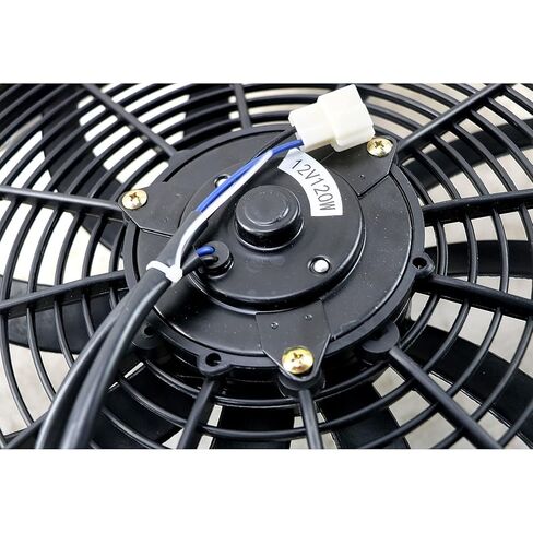 16" 120W Aluminum Shroud Fan Kit High Performance Radiator Thermostat Relay Compatible with 1955-1957 Chevrolet Bel-Air Nomad V8 in Kuwait