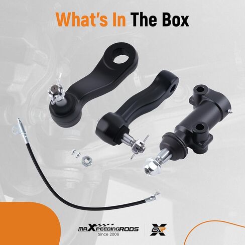 maXpeedingrods 3Pcs Front Steering Groove Pitman Arm Idler Arm & Bracket for Hummer H2 2003-2009 Chevy Silverado GMC Sierra 1500 2500 3500 HD Avalanche Suburban Yukon XL 2500, K6654 K6535 K6659 in Kuwait