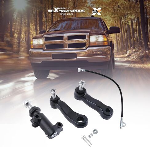 maXpeedingrods 3Pcs Front Steering Groove Pitman Arm Idler Arm & Bracket for Hummer H2 2003-2009 Chevy Silverado GMC Sierra 1500 2500 3500 HD Avalanche Suburban Yukon XL 2500, K6654 K6535 K6659 in Kuwait