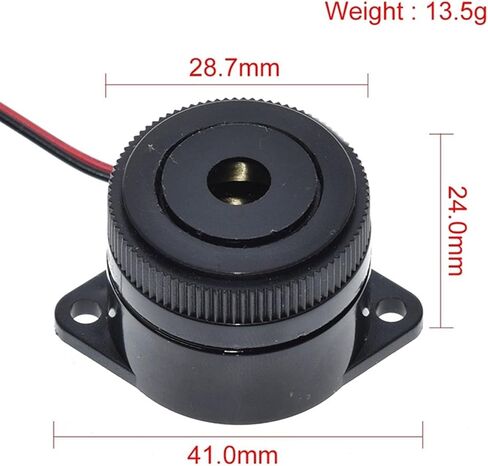 QSI-2910 90DB طنان 29.5x24.5mm DC 12V طنان كهرضغطية نشط صوت مستمر in Kuwait