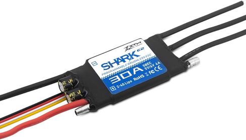 ZTW Shark G2 80A ESC 2-6S Built-in Swithcing BEC 5V/6V 8A Water-Cooling Bidirectional Waterproof Brushless Speed Controller for RC Boat Marine in Saudi Arabia