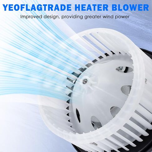 HVAC AC Heater Blower Motor Assembly 700193 Compatible with Nissan Altima 2007-2019 350Z 370Z Murano & Infiniti G25 G35 G37 EX35 FX35, Replaces 27200-JA000 27225-3TA1A PM9316 in Kuwait