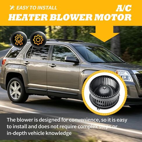 مجموعة محرك منفاخ سخان HVAC متوافقة مع Captiva Sport 2012-2015 Equinox 2006-2017 Terrain 2010-2017 Torrent 2006-2009 Vue 2008-2010 يستبدل 700211 15781505 22896430 PM9324 in Kuwait