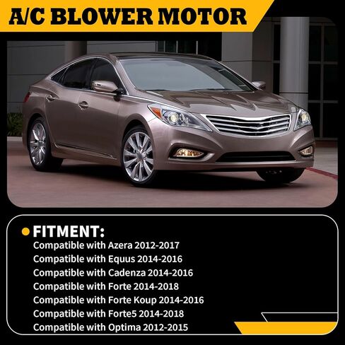 700259 منفاخ سخان مكيف الهواء متوافق مع Azera 2012-2017 Cadenza 2014-2016 Optima 2012-2015 Forte 2014-2018 استبدال 97113-2Y000 PM4036 PM4037 in Kuwait