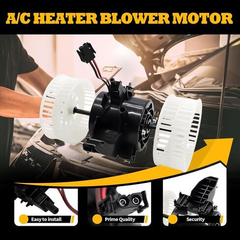 HVAC سخان منفاخ المحرك الجمعية متوافق مع 525i 525xi 528i 528i xDrive 528xi 530i 530xi 535i 535i xDrive 535xi 545i 550i 645Ci 650i M5 M6 700280 PM4075 2311842 in Kuwait