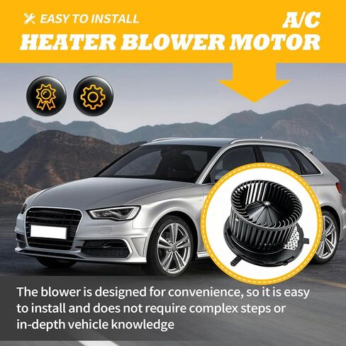 محرك منفاخ HVAC الأمامي متوافق مع A3 Quattro TT Quattro TTS Jetta GTI Golf CC Beetle Eos يستبدل 700241 1K1820015 1K1820015A 1K1820015C 1K1820015G in Kuwait