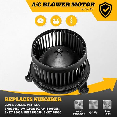 مجموعة محرك منفاخ سخان HVAC متوافقة مع Fiesta 2011-2019 EcoSport 2018-2020 Transit 2015-2019 يستبدل 76962 700288 AV1Z19805C in Kuwait