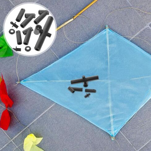 Abaodam 9-Piece Plastic Kite Frame Connectors Set for DIY Repair and Assembly Lightweight Kite Accessories for Beach Park Flying and Frame Replacement Parts in Kuwait