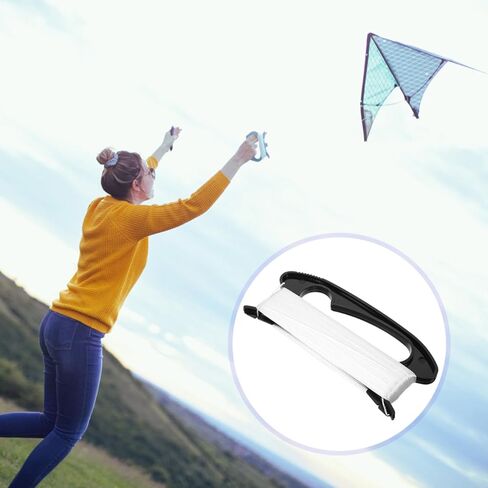 Healifty Flying with Winding Board 328Ft Lightweight Outdoor Sports Tool Compact 5.90X2.63X0.78In Durable Plastic String Holder for Kite Flying in Kuwait