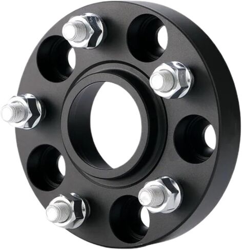 Embers 1 Piece PCD:5x120 CB 72.6 M14X1.5 Wheel Spacer Adapter Compatible For BMW E60 E90 Land Rover Mini Forged Aluminum Alloy(Athletic Black 25mm) in Saudi Arabia