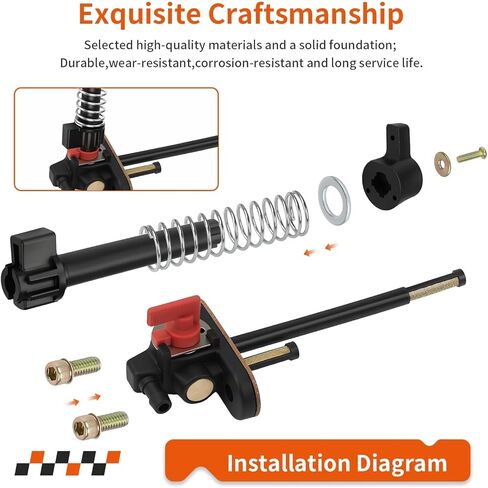 Petcock Fuel Shutoff Valve + Lever Extension W/Spring Kit For Polaris Big Boss Trail Boss Blazer Magnum Scrambler Sportsman 250 300 350 400 425 500 1993-2009 7051006 in Kuwait