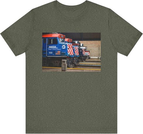Metra Units 159, 163, 139, 176 At Ogilvie Transportation Center T-Shirt in Saudi Arabia