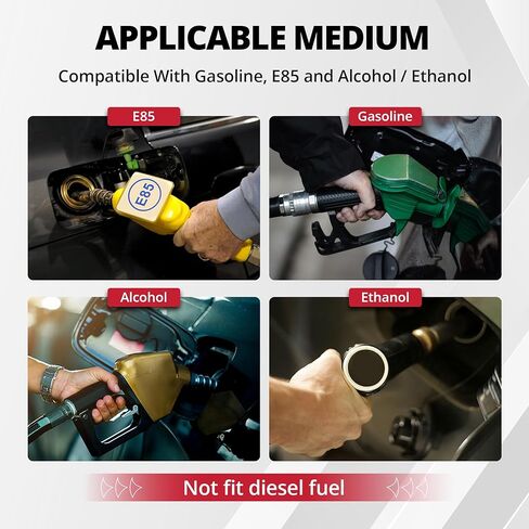 EVIL ENERGY EFI Fuel Pressure Regulator Kit Adjustable (20-120PSI) with Gauge 6AN PTFE Fuel Line Hose Fitting Connectors Kit Universal Aluminum (black) in Kuwait