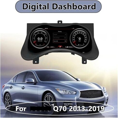 LCD لوحة القيادة الرقمية أداة العنقودية الديك عداد السرعة متوافق مع إنفينيتي Q70 2013-2019 سيارة LCD الرقمية العنقودية in Kuwait