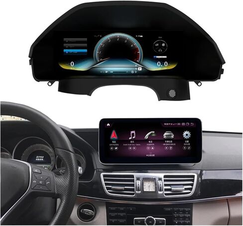 قمرة القيادة للوحة القيادة LCD الرقمية متوافقة مع Benz W212 مع شاشة ترقية سيارة Android in Kuwait