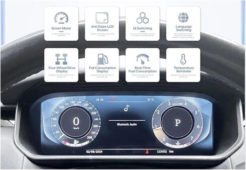 Compatible For Land Rover Discovery 5 2017-2021 Digital Cluster LCD Dashboard Player Cockpit Virtual Instrument in Kuwait