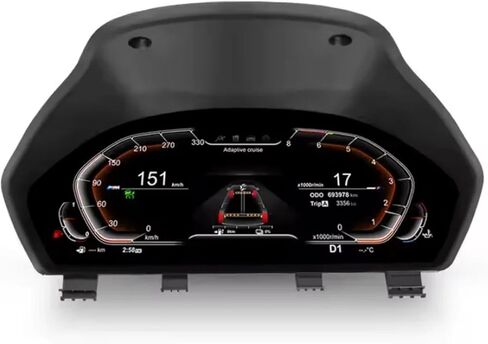 لوحة عرض لوحة LCD للسيارة Linux متوافقة مع BMW F30 F31 F34 F32 F33 F36 سرعة أداة العنقودية الرقمية الأصلية للسيارة in Kuwait