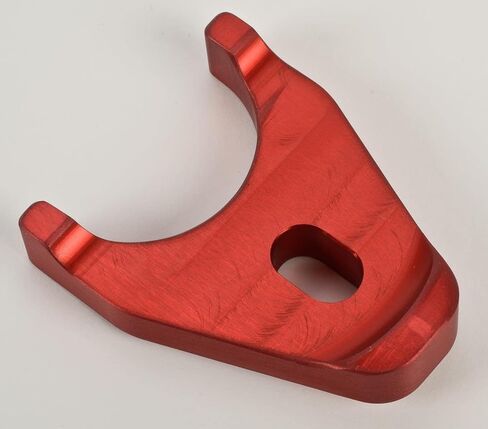JEGS Billet Distributor Hold-Down Clamp | Fits Chevy Small/Big Block & 90 Degree V-6 Engines | Made In USA | Anodized Red | Includes Stainless Steel Mounting Stud in Kuwait