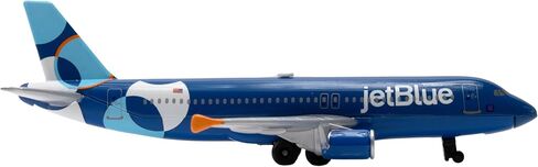 Daron jetBlue Airlines A320neo Spotlight Livery 1/100 Die-Cast Metal Single Plane Collectible Airplane Toy with Plastic Parts Ages 3+ in Saudi Arabia