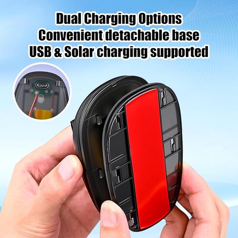 2PCS Solar-Powered RGB Cab Lights for Trucks & SUVs | 2026 New No-Drill Strobe Light with Remote Control & Vibration | Ideal for RVs and Outdoor Adventures in Kuwait