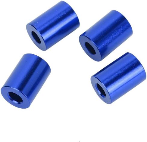 Aramox Hood Spacer Riser, Car Aluminum Alloy Engine Hood Ventilation Spacer Riser Fit for 6mm Motor (Blue) in Kuwait