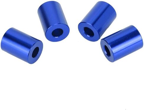 Aramox Hood Spacer Riser, Car Aluminum Alloy Engine Hood Ventilation Spacer Riser Fit for 6mm Motor (Blue) in Kuwait