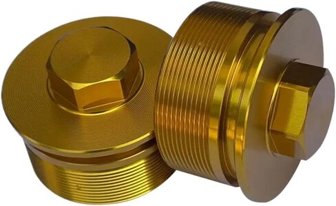 Front Fork Cap Bolt Damping Screw Compatible With VF750C 93 03 VF750C2 97 00 VF750CD 95 96 NC700X 12 17 CTX700D 14 18(Titanium color) in Saudi Arabia