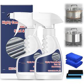Meigline Rust Remover,Highly Concentrated Steel Rust Remover,Meigline Rust Remover Heavy Duty for Metal,Multipurpose Rust Remover Spray for Tools,Stainless Steel,Automotive Part,Fast Acting Rust(2Pcs) in Kuwait