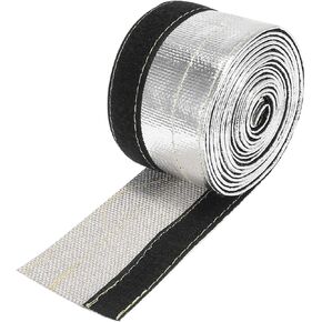 كفن حرارة السيارة 3/8 "ID 10ft التغطيه بالألومنيوم معزول درع الأكمام سلك الحرارة درع الأكمام ل 3/8" OD خطوط الوقود حماية الحرارة قطع غيار السيارات in Kuwait