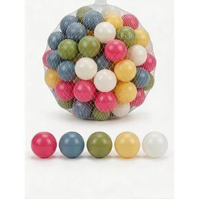 Plastic Pit Balls, 2.2 Inch, 100/200/500 Pieces, Non-Toxic, BPA-Free, Phthalate-Free in Kuwait