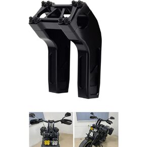 رافعات مقود سحب للخلف بنمط النادي مقاس 6 بوصات من أجل Harley 1 بوصة بار Dyna Softail Sportster Low Rider Fat Street Bob FLSL FXBB FXBR FXLRST (كروم، 6 بوصة) in Kuwait