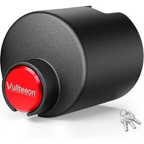 2026 Vullteeon Universal Trailer Hitch Lock, Fit for 2-5/16" 2" 1-7/8" Couplers, Anti-Theft Max Security Tongue Locks, Solid Steel Enclosed Design Coupler Lock for Boat, RV, Camper, Utility Trailer in Kuwait