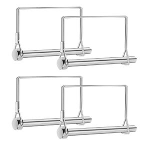 4 Pcs Trailer Coupler Pins, 5/16" x 4" PTO Shaft Locking Pins, Heavy-Duty Square Towing Hitch Pins, Trailer Safety Coupler Pins, Wire Lock Pins, Trailer Hitch Locking Pins for Lawn Mower Hitches in Saudi Arabia