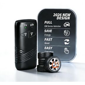 TPMS Reset Tool w/Battery for GM and Ford Series Vehicles, 2IN1 Super-50448 Tire Sensor Reset Tool, EL50448+EL50449 Tpms Relearn Tool for Chevrolet GMC Buick Cadillac Hummer Ford Lincoln Mercury in Saudi Arabia