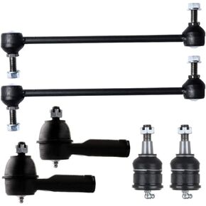 Suspension Kit Tie Rod Ball Joint Sway Bar Part Steering Front Left Driver Right Passenger Lower Side 6pcs for Honda for Odyssey 3.5L 1999-2004 Steel Alloy Greasable Coated in Kuwait