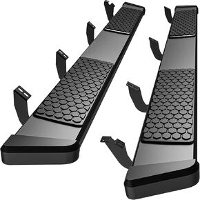 AUTOSAVER88 6 Inches Running Boards Compatible with 2024-2026 Tacoma New Body Double Cab/Crew Cab, Stainless Steel Side Steps Black Powder Coated Nerf Bars in Kuwait