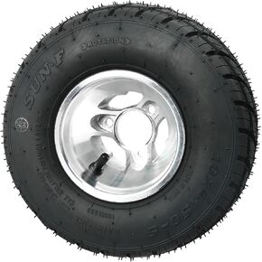 إطار وإطار Go Kart مقاس 10x4.50-5 (عبوة واحدة) - إطار مطر ATV مقاس 5 بوصات مع 3 طبقات 4 طبقات بدون أنابيب، مثالي لعربات Go Karts وATVs وUTVs وجزازات العشب ودراجات الانجراف والمزيد in Kuwait