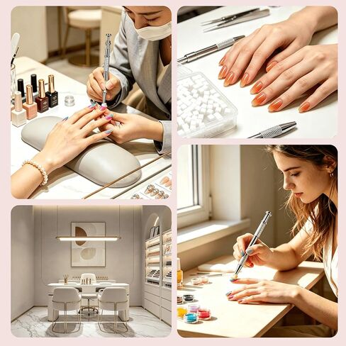 200PCS Soft Nail Sponges with 1PCS Grabbing Pen for Ombre and Aura, Reusable Soft Nail Sponge,Professional Nail Art Tools Accessories Supplies for Home Use and Salons,Manicure DIY Tools in Kuwait